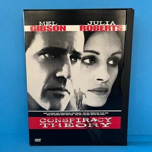Conspiracy Theory (DVD, 1997) Mel Gibson Julia Roberts – Thriller Suspense